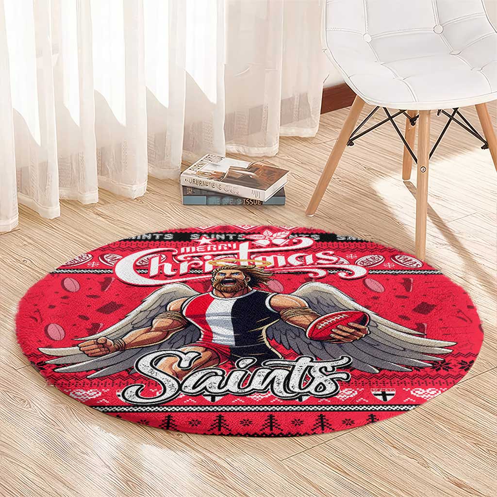 Saints Football Xmas Round Carpet Australia AFL Mascot