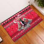 Saints Football Xmas Rubber Doormat Australia AFL Mascot
