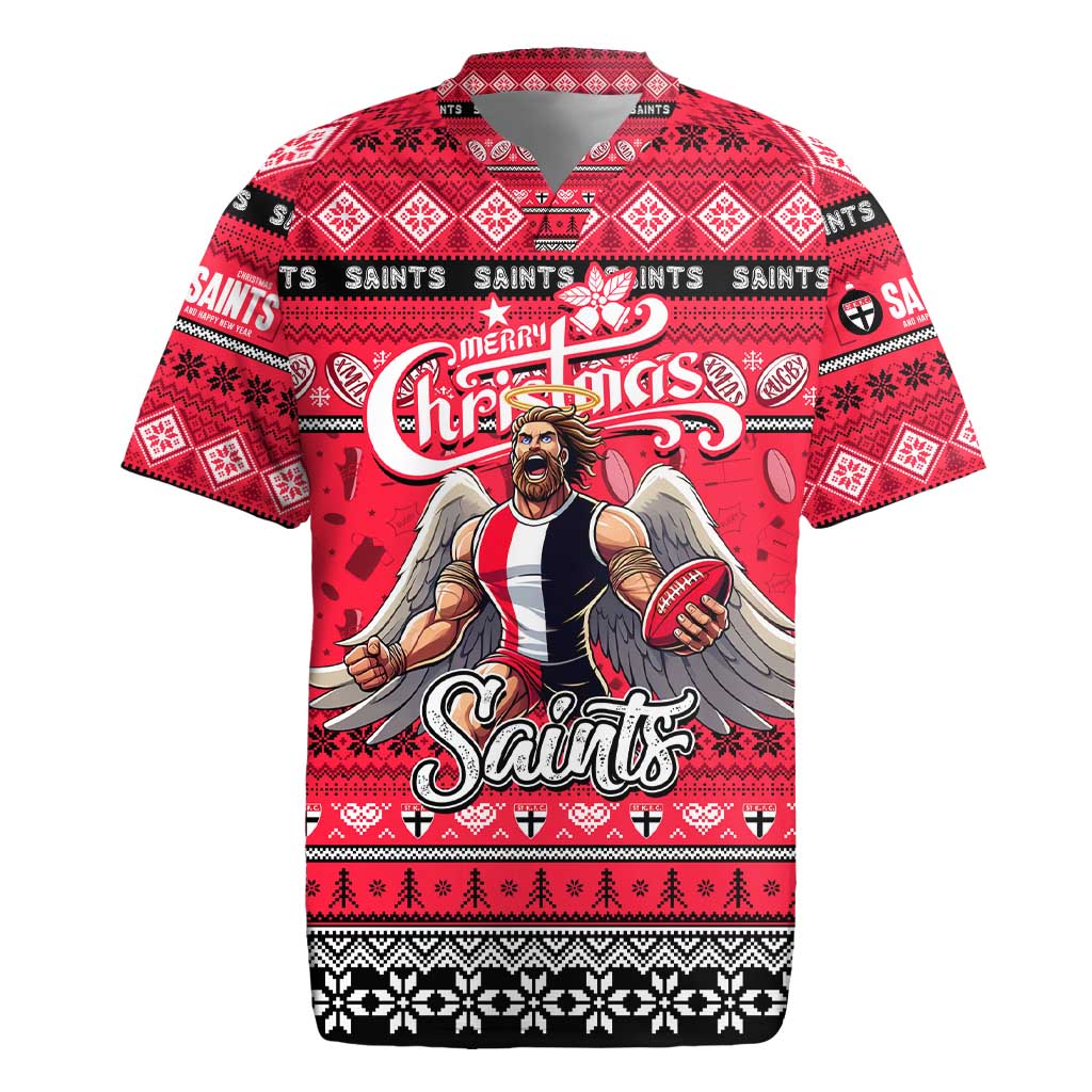 Personalized Saints Rugby Xmas Rugby Jersey Australia AFL Mascot