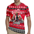 Personalized Saints Rugby Xmas Rugby Jersey Australia AFL Mascot