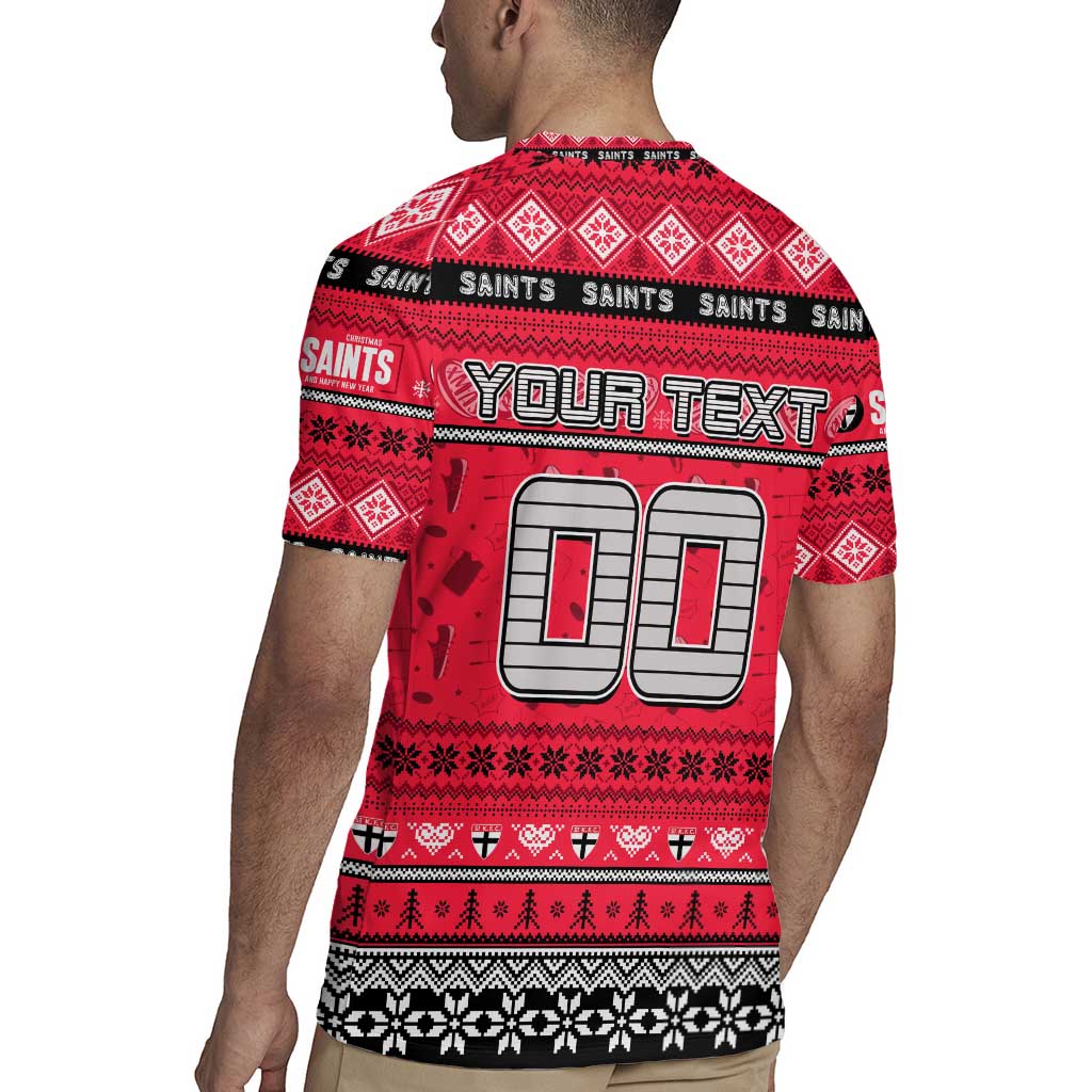 Personalized Saints Rugby Xmas Rugby Jersey Australia AFL Mascot