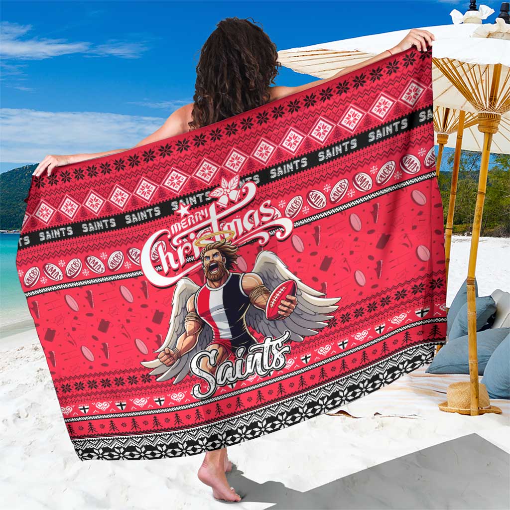 Saints Football Xmas Sarong Australia AFL Mascot