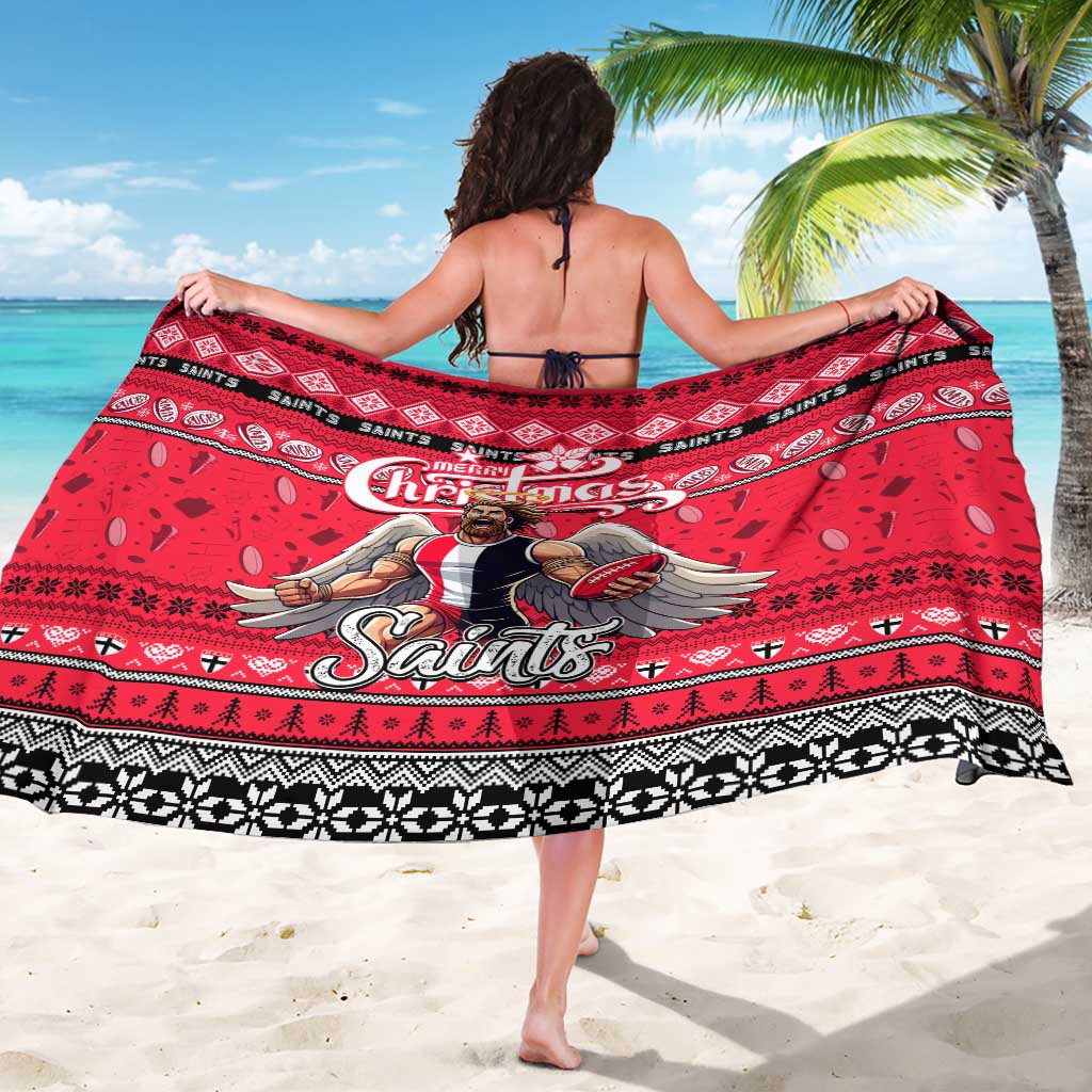 Saints Football Xmas Sarong Australia AFL Mascot