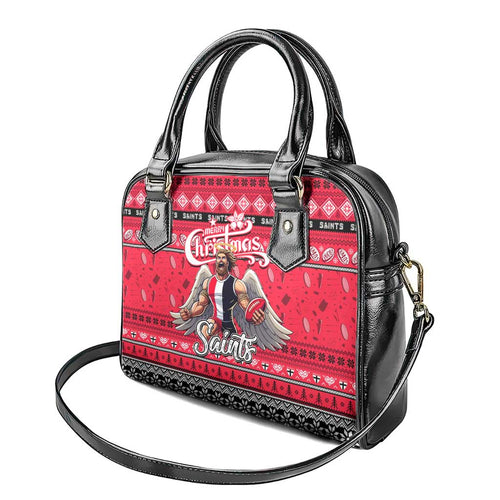 Saints Football Xmas Shoulder Handbag Australia AFL Mascot