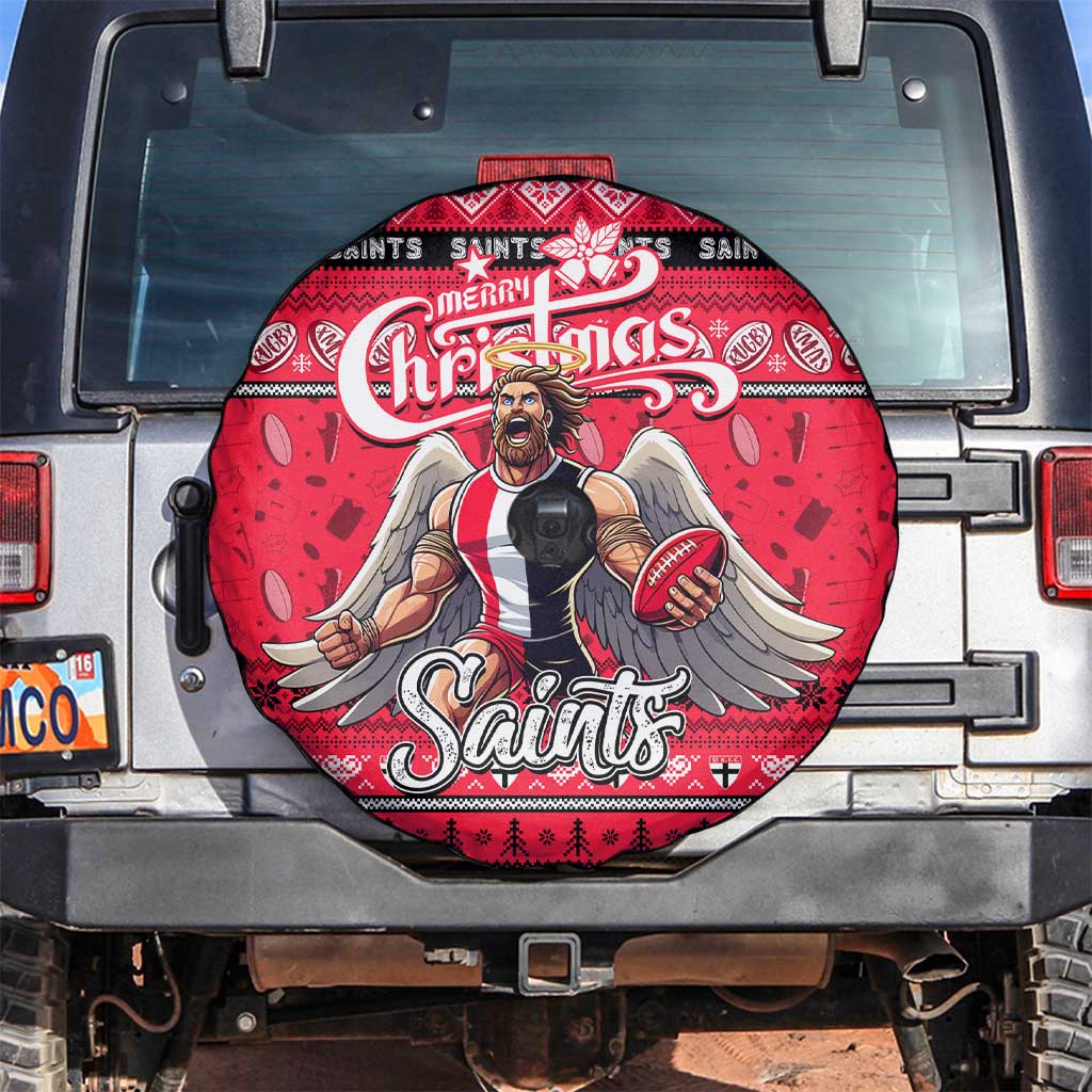 Saints Football Xmas Spare Tire Cover Australia AFL Mascot