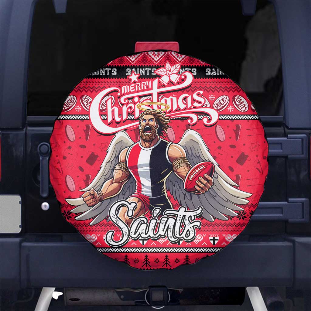 Saints Football Xmas Spare Tire Cover Australia AFL Mascot