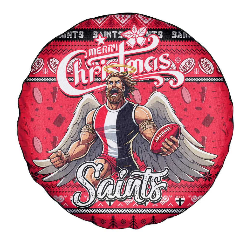 Saints Football Xmas Spare Tire Cover Australia AFL Mascot