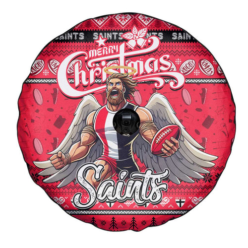 Saints Football Xmas Spare Tire Cover Australia AFL Mascot
