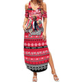 Personalized Saints Rugby Xmas Summer Maxi Dress Australia AFL Mascot