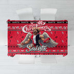 Saints Football Xmas Tablecloth Australia AFL Mascot
