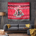 Saints Football Xmas Tapestry Australia AFL Mascot