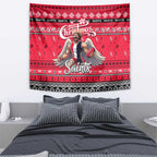 Saints Football Xmas Tapestry Australia AFL Mascot