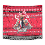 Saints Football Xmas Tapestry Australia AFL Mascot