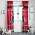 Saints Football Xmas Window Curtain Australia AFL Mascot