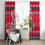 Saints Football Xmas Window Curtain Australia AFL Mascot
