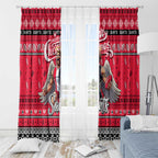 Saints Football Xmas Window Curtain Australia AFL Mascot