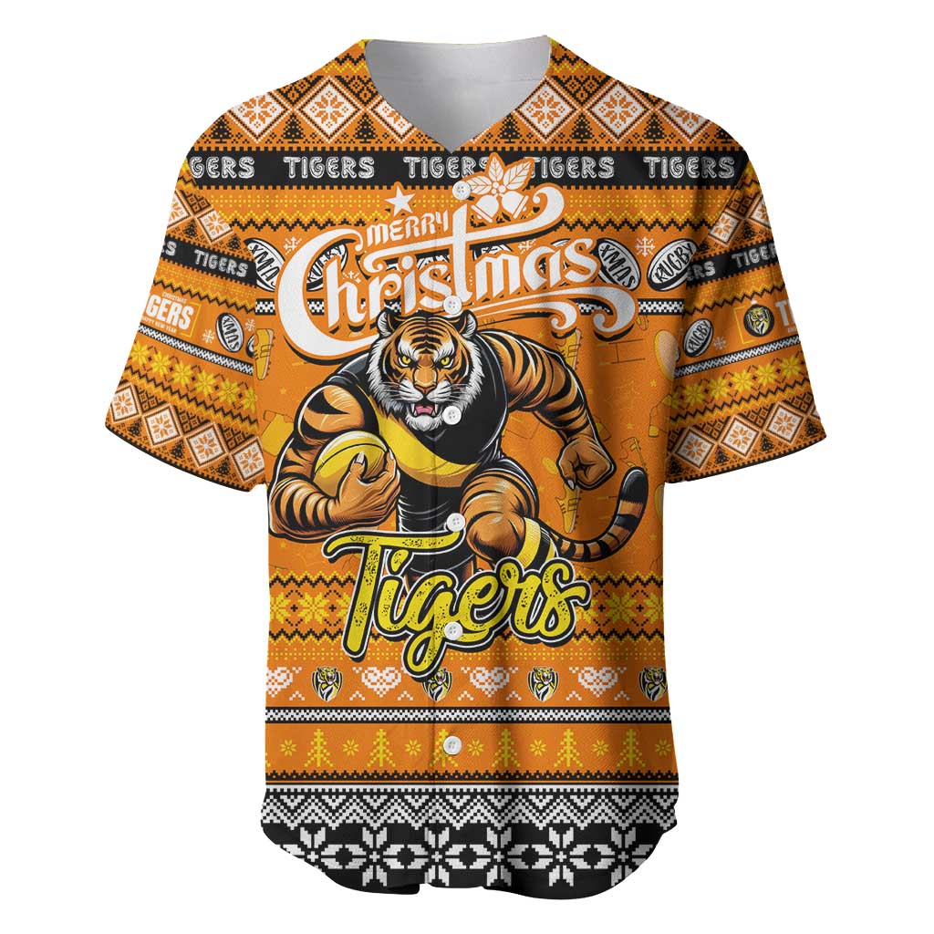 Personalized Tigers Rugby Xmas Baseball Jersey Australia AFL Mascot