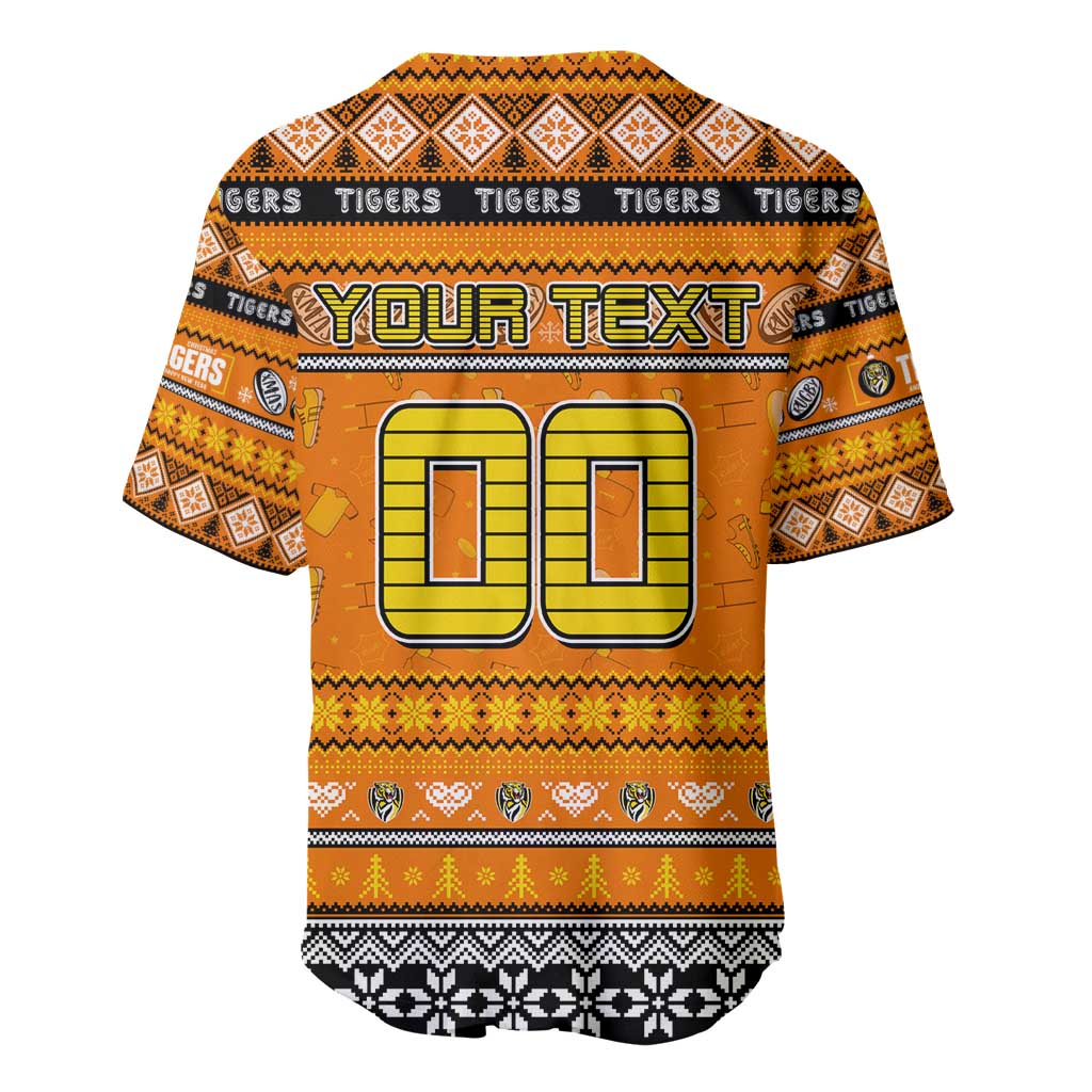 Personalized Tigers Rugby Xmas Baseball Jersey Australia AFL Mascot