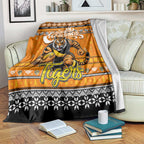 Tigers Football Xmas Blanket Australia AFL Mascot