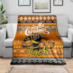 Tigers Football Xmas Blanket Australia AFL Mascot