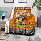 Tigers Football Xmas Blanket Australia AFL Mascot