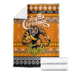 Tigers Football Xmas Blanket Australia AFL Mascot