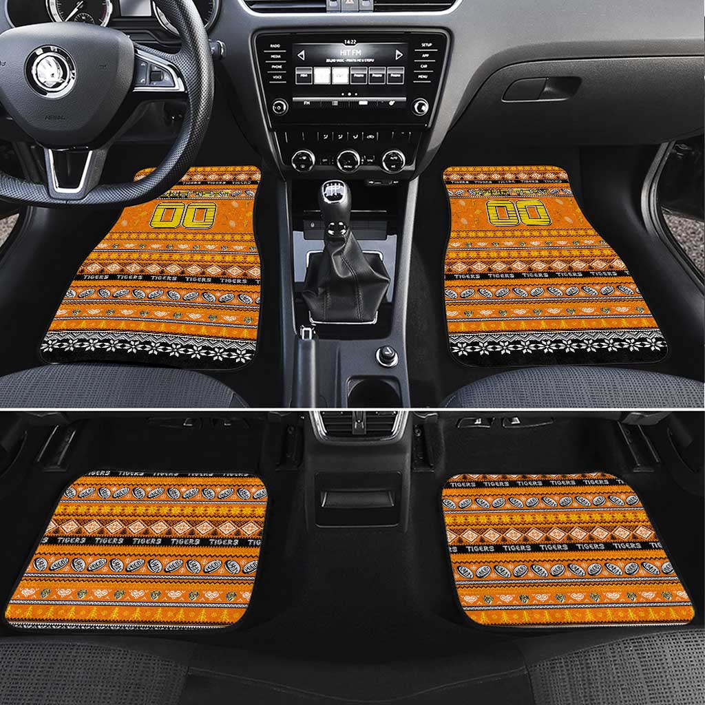 Tigers Football Xmas Car Mats Australia AFL Mascot