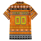 Personalized Tigers Rugby Xmas Family Matching Summer Maxi Dress and Hawaiian Shirt Australia AFL Mascot