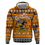 Personalized Tigers Rugby Xmas Hoodie Australia AFL Mascot