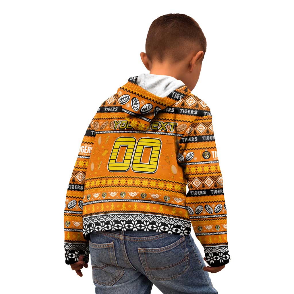 Personalized Tigers Rugby Xmas Kid Hoodie Australia AFL Mascot
