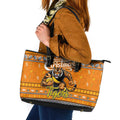 Tigers Football Xmas Leather Tote Bag Australia AFL Mascot