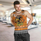 Personalized Tigers Rugby Xmas Men Tank Top Australia AFL Mascot