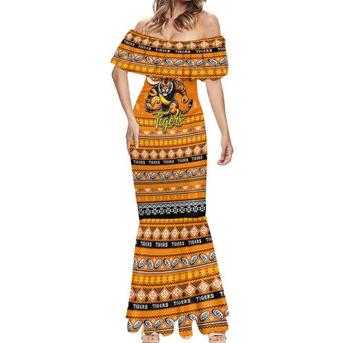 Personalized Tigers Rugby Xmas Mermaid Dress Australia AFL Mascot