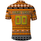 Personalized Tigers Rugby Xmas Polo Shirt Australia AFL Mascot
