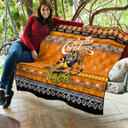 Tigers Football Xmas Quilt Australia AFL Mascot