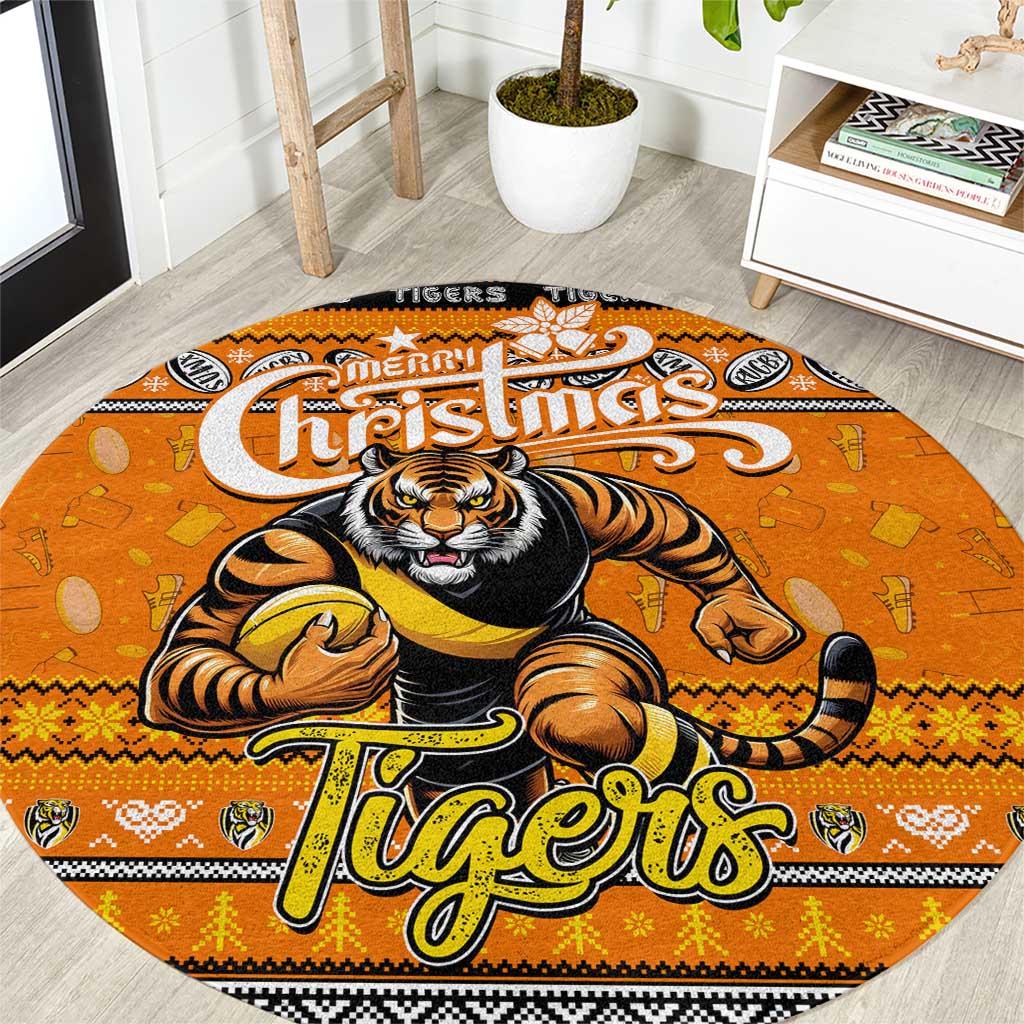 Tigers Football Xmas Round Carpet Australia AFL Mascot