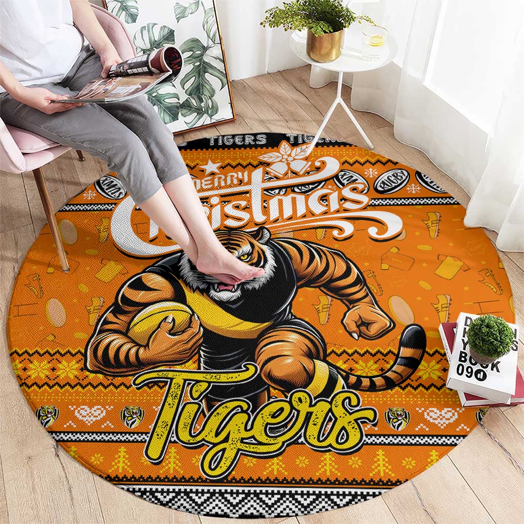 Tigers Football Xmas Round Carpet Australia AFL Mascot