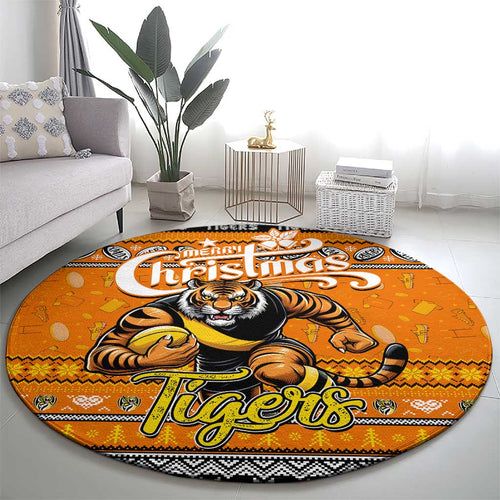 Tigers Football Xmas Round Carpet Australia AFL Mascot