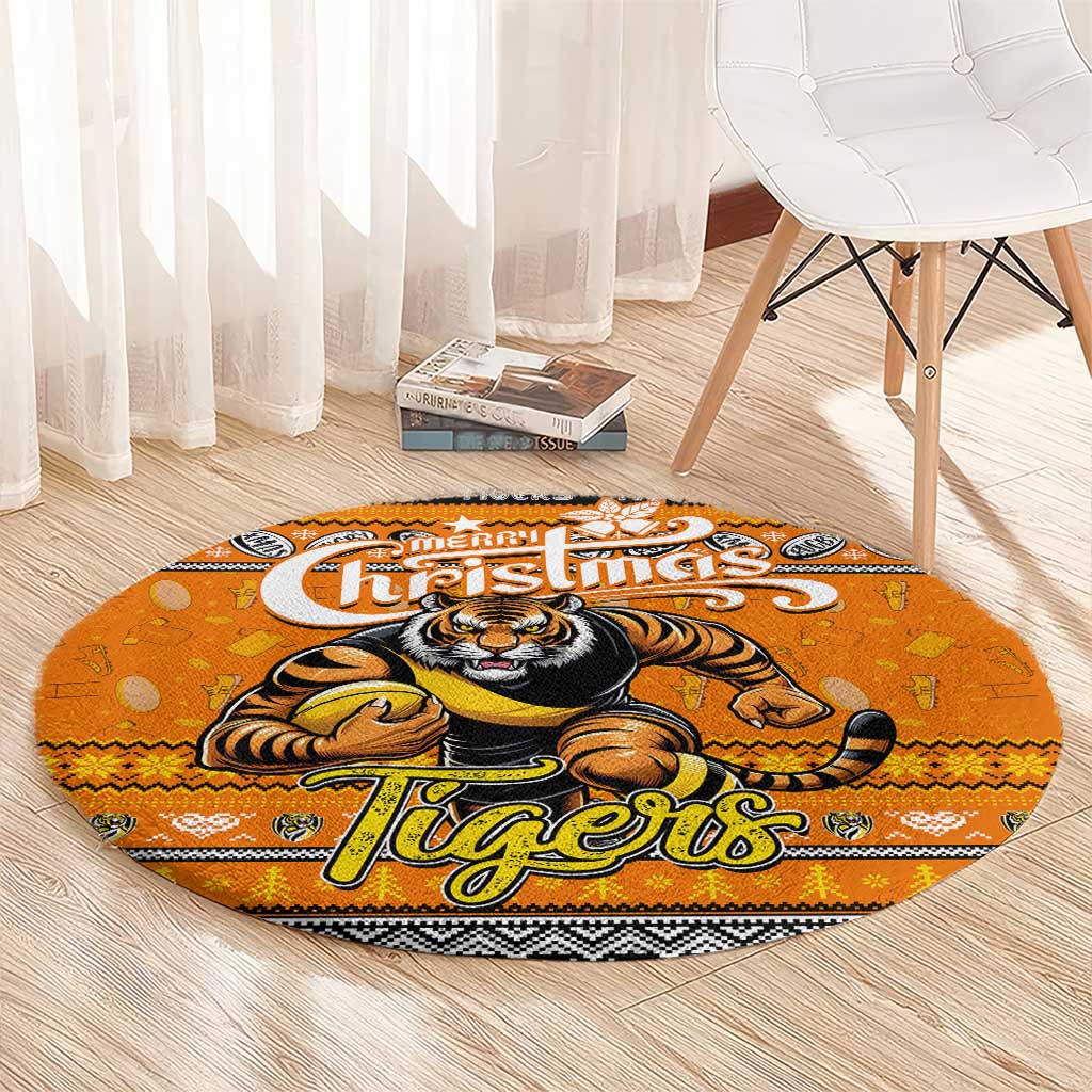 Tigers Football Xmas Round Carpet Australia AFL Mascot