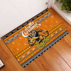 Tigers Football Xmas Rubber Doormat Australia AFL Mascot
