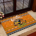 Tigers Football Xmas Rubber Doormat Australia AFL Mascot