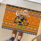Tigers Football Xmas Rubber Doormat Australia AFL Mascot