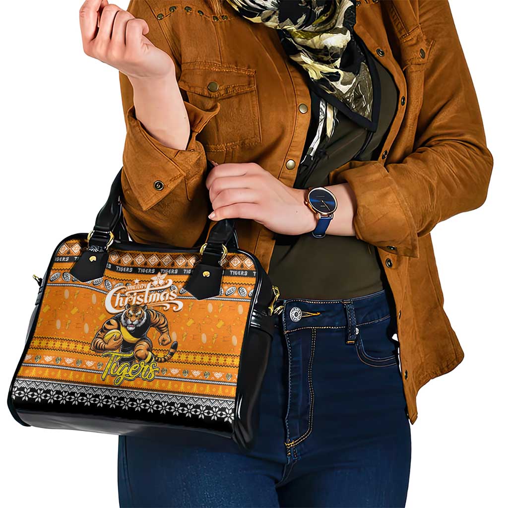 Tigers Football Xmas Shoulder Handbag Australia AFL Mascot