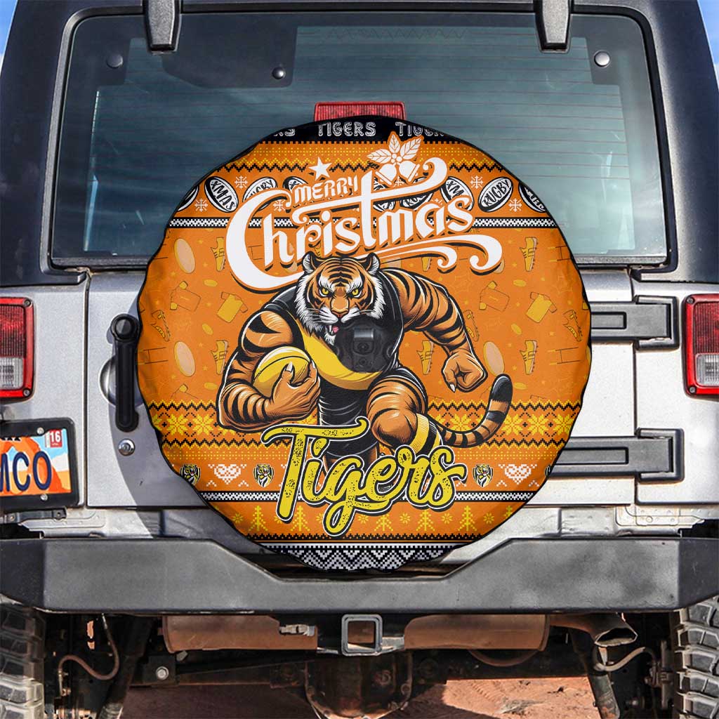 Tigers Football Xmas Spare Tire Cover Australia AFL Mascot