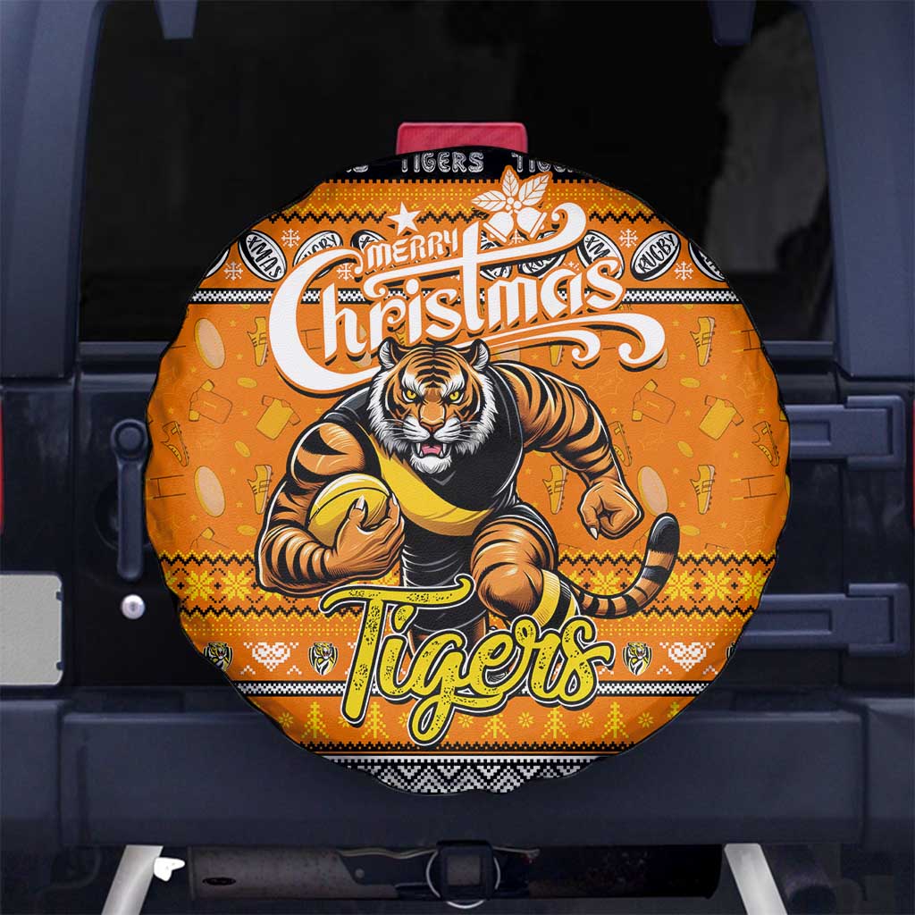 Tigers Football Xmas Spare Tire Cover Australia AFL Mascot