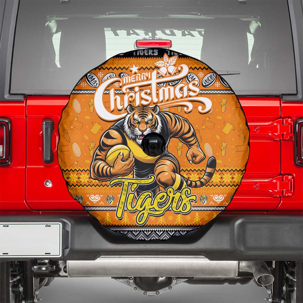 Tigers Football Xmas Spare Tire Cover Australia AFL Mascot