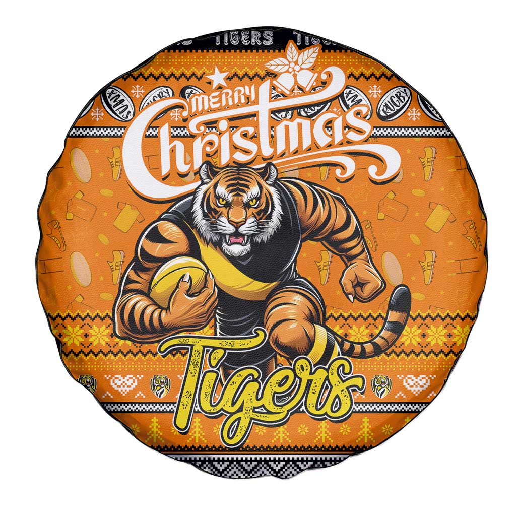 Tigers Football Xmas Spare Tire Cover Australia AFL Mascot