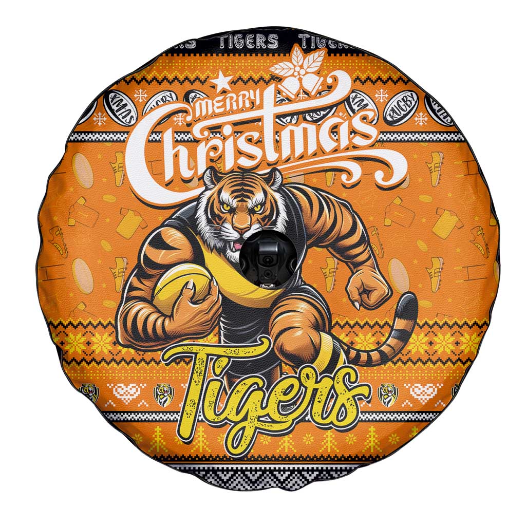 Tigers Football Xmas Spare Tire Cover Australia AFL Mascot