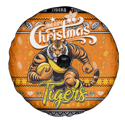 Tigers Football Xmas Spare Tire Cover Australia AFL Mascot