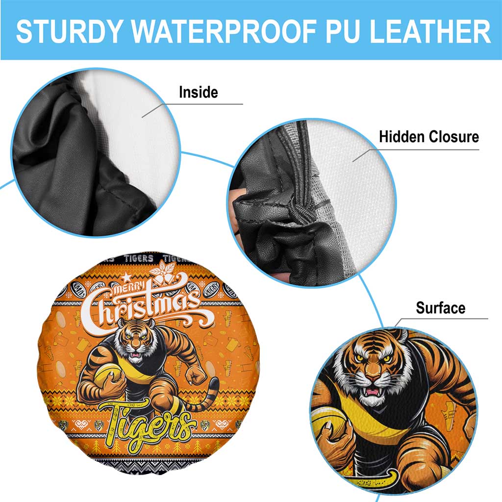 Tigers Football Xmas Spare Tire Cover Australia AFL Mascot